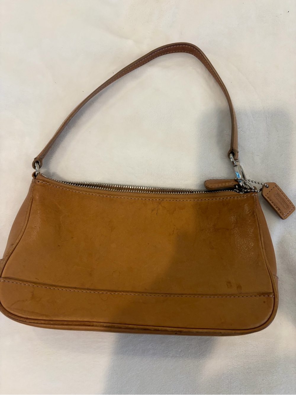 Coach Caramel Leather Shoulder Bag